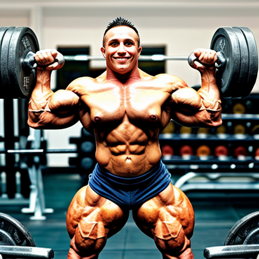 Bodybuilder mewsette