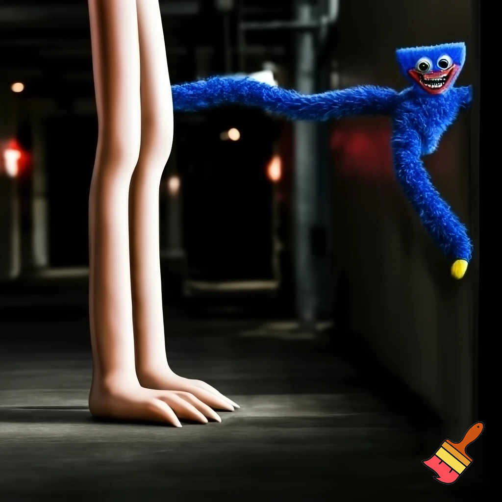 Poppy playtime mommy legs long creepy nightmare vs huggy wuggy