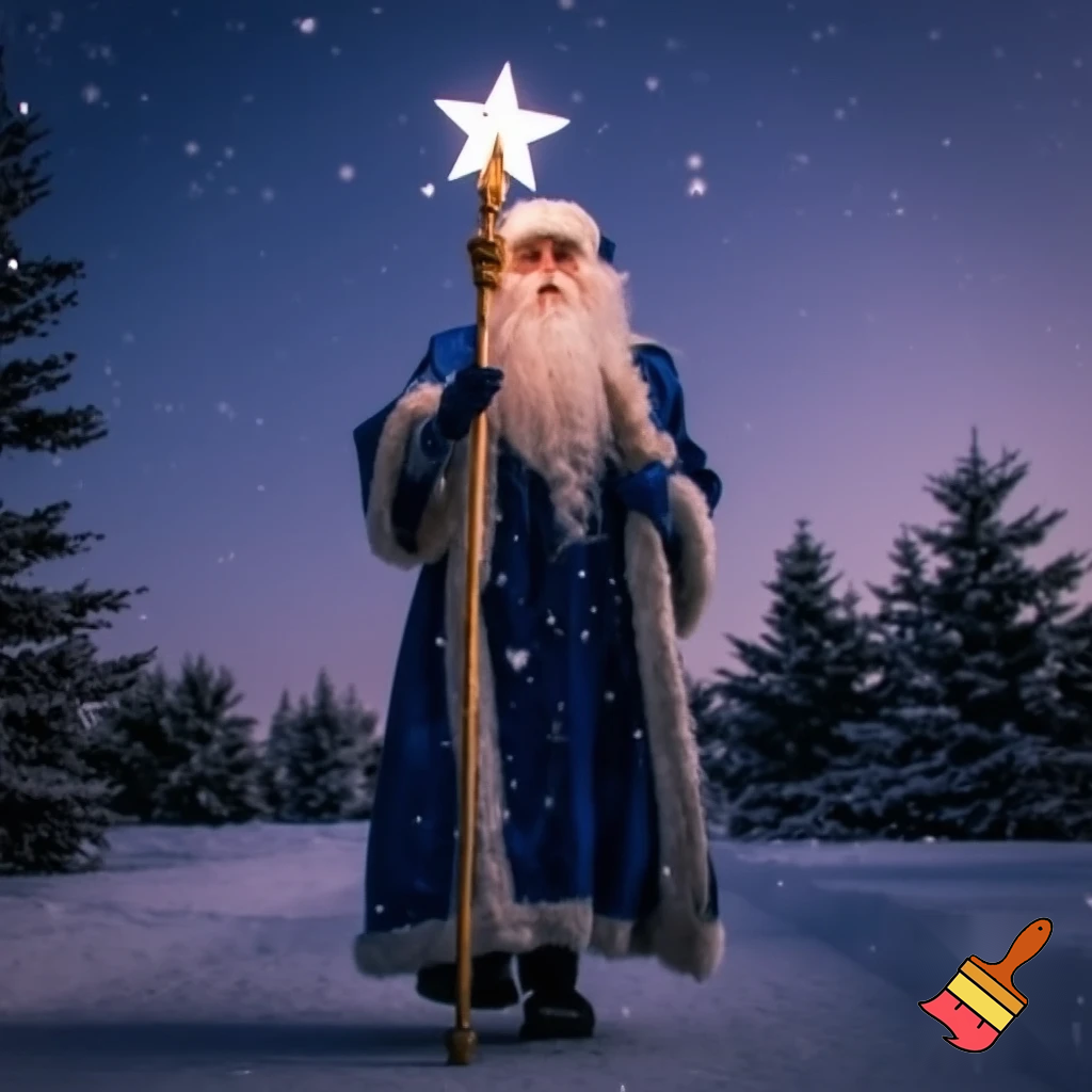 The Russia, Santa Santa Claus, the real Santa Claus walking stick star