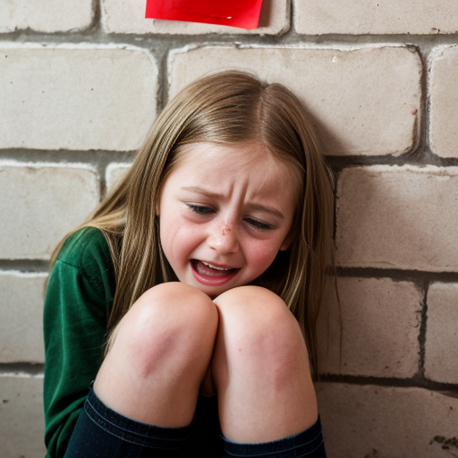 12 letnia dziewczynka z pięknymi blond włosami, zielonymi oczami odrobinę przypominająca księżniczkę roszpunkę ale nie za bardzo i w trochę krótrzych włosach, musi płakać i siedzieć pod ścianą w szkole 