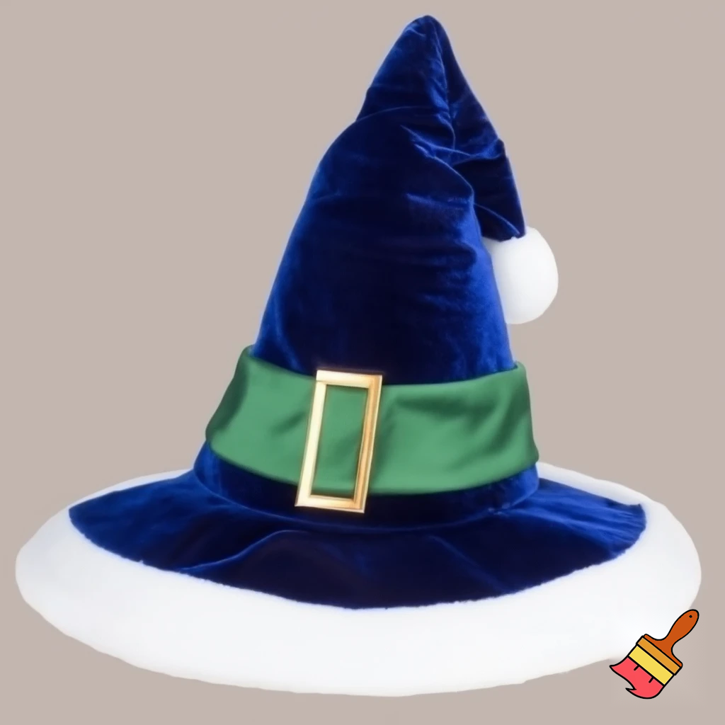 Christmas wizard hat Santa Claus hat velvet