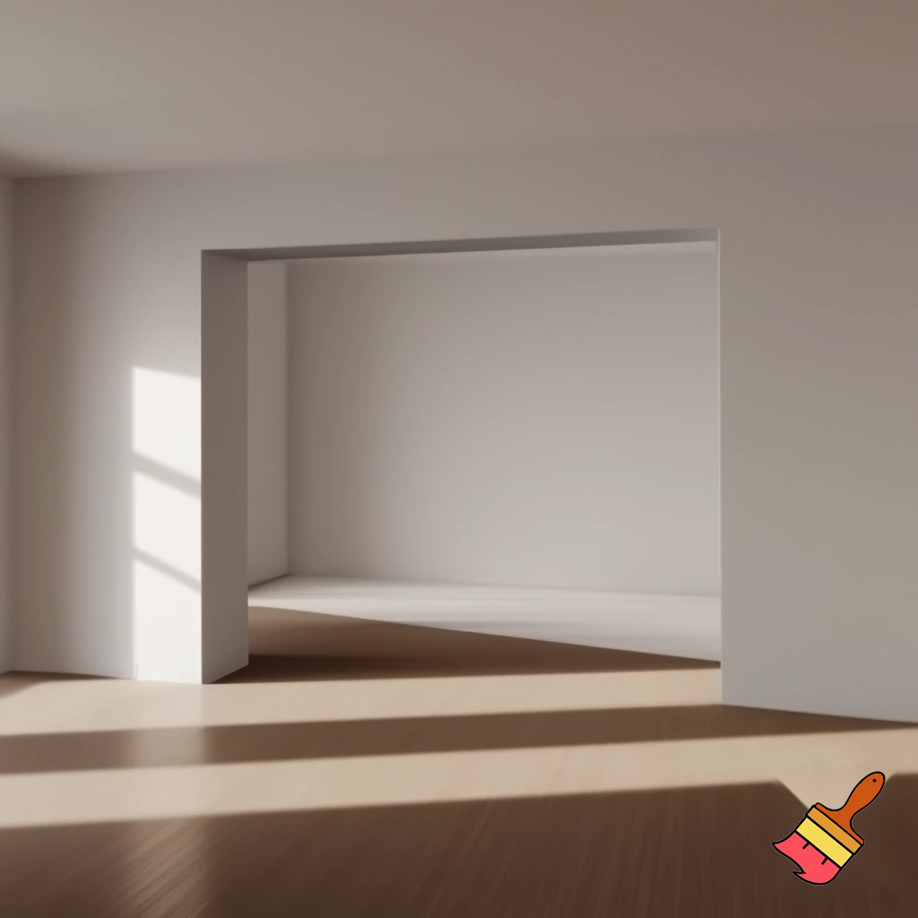 Draw a room with 385cm and 315cm 