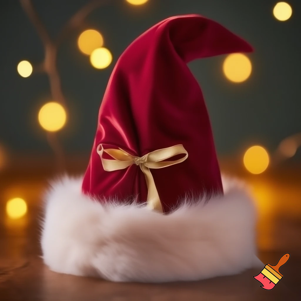 Christmas hat velvet elf on the shelf hat velvet