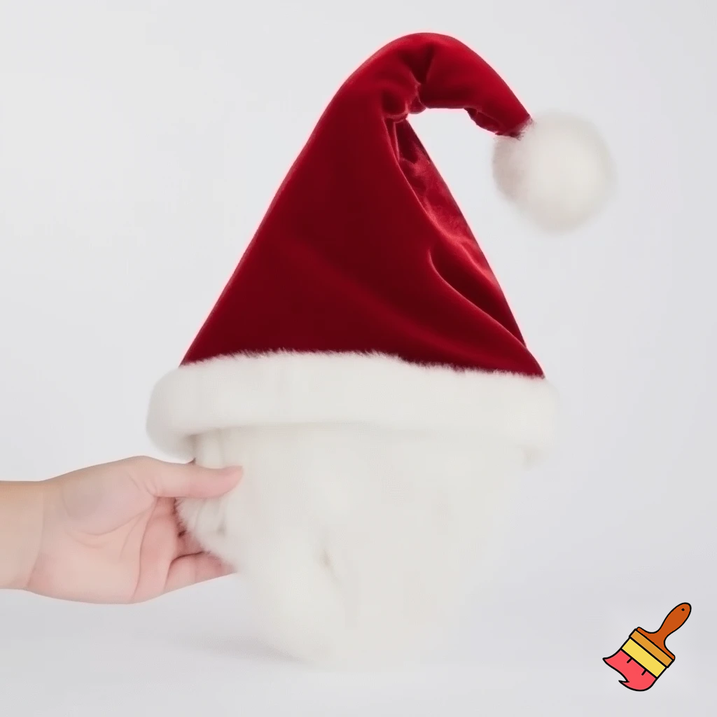 Christmas wizard hat Santa Claus hat velvet