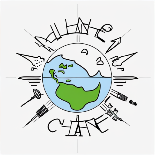 climate change poster half destroyed and witherd