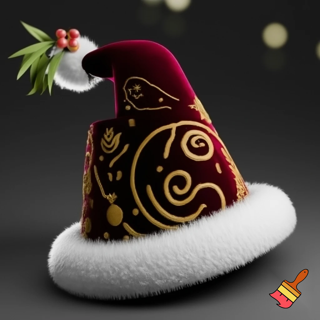 A wizard Christmas hat