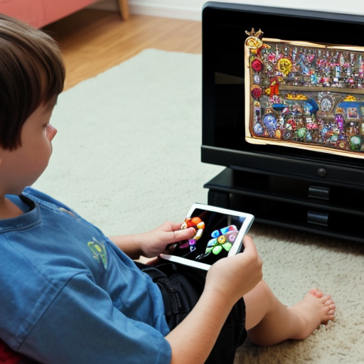 No more watch the TV, too much playing games on ipad!