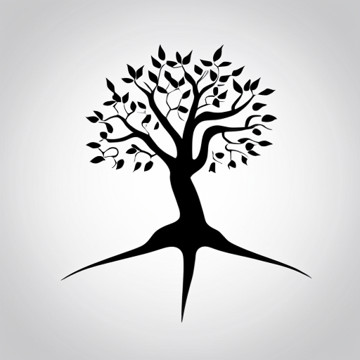 A tree with arms and legs 
 