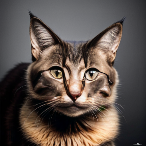 mugshot mean looking feral cat evil