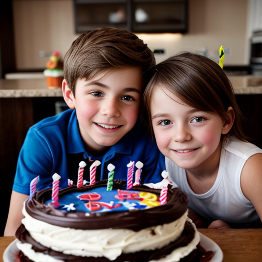 13th boy birthday with older sister