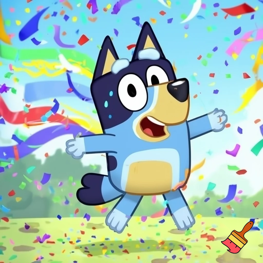 bluey dancing