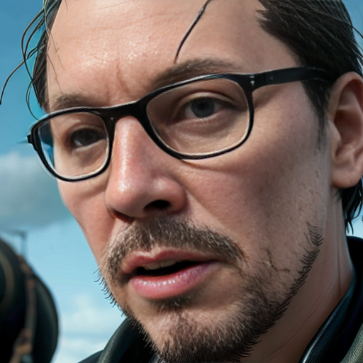 death stranding body by  Geof Darrow realistic detailed