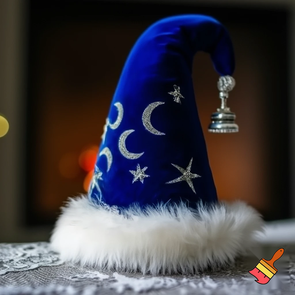 A wizard Christmas hat