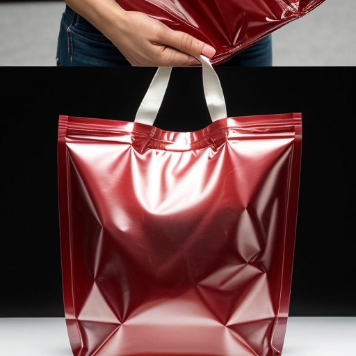 Make a CELLOPHANE bag that look like from marketing