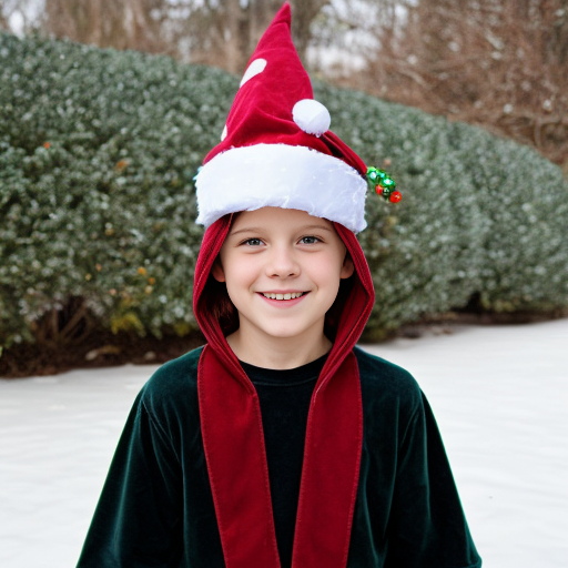 Christmas wizard hat costume