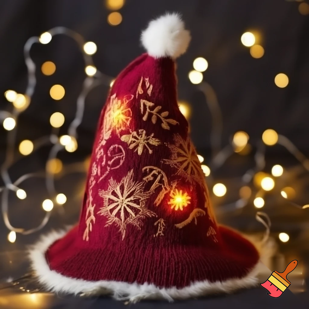 Christmas wizard hat