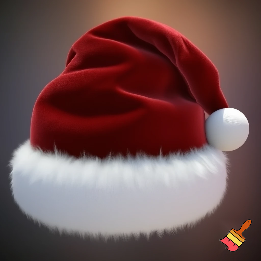 Christmas Santa Claus velvet hat delicate special delicate hat