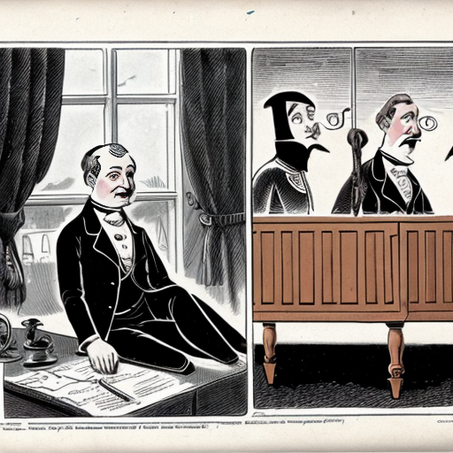 Hazme una viñeta del s. XIX satírica del imperio Alemán.
