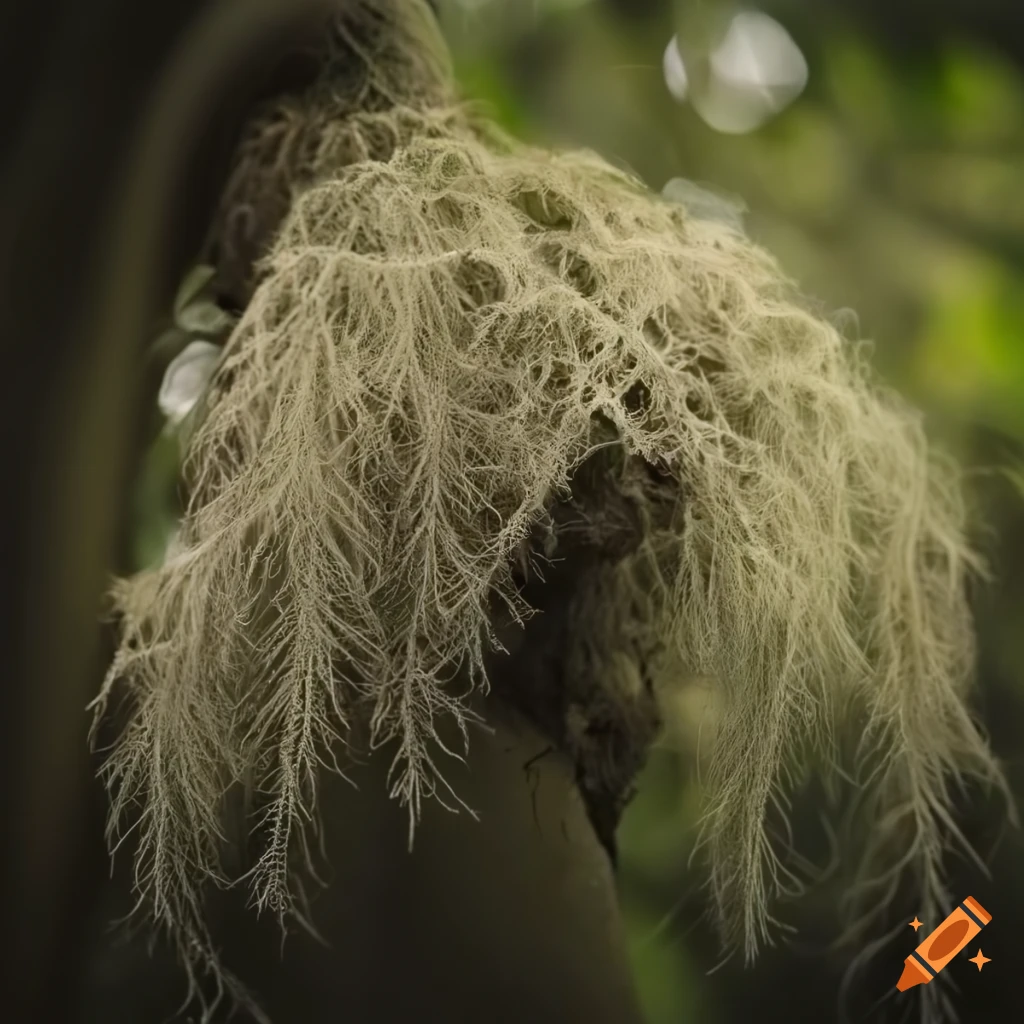 spanish moss closer , detail