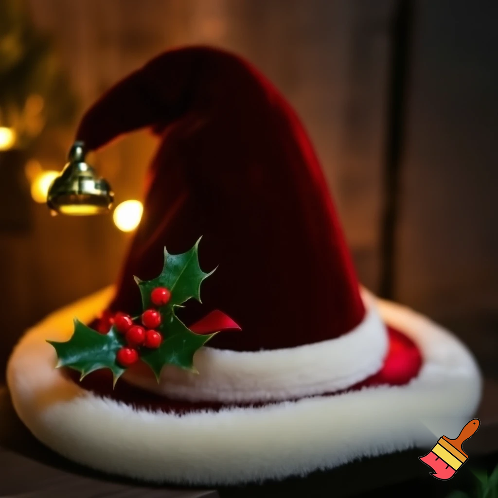 Christmas wizard hat