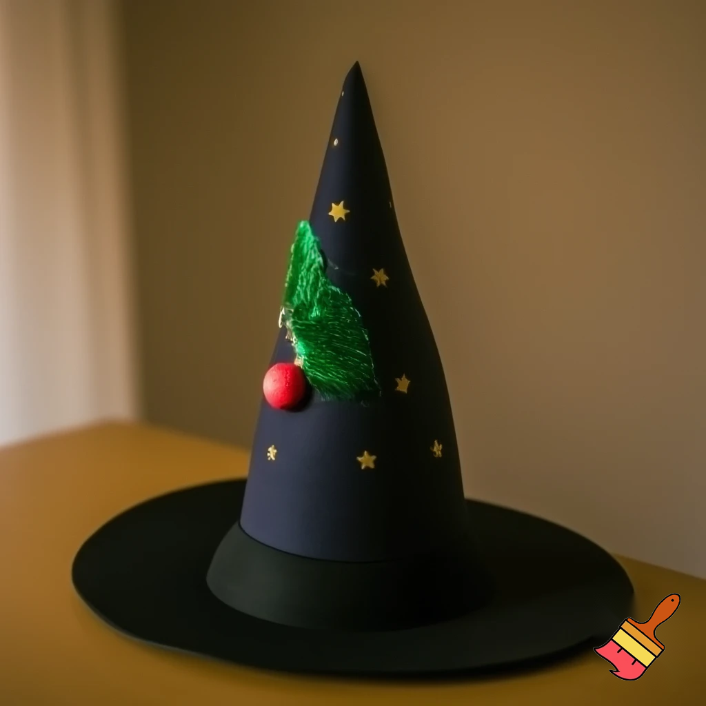 Christmas wizard hat