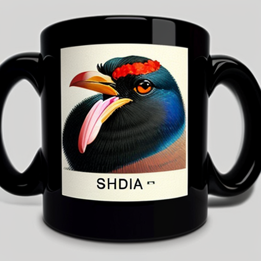 deadly sinister evil animated mug shot indian myna