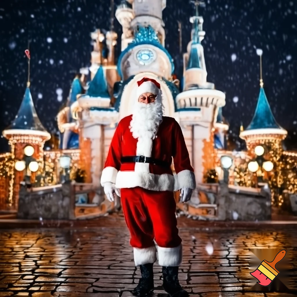 Paris Disneyland star Santa Claus🌠