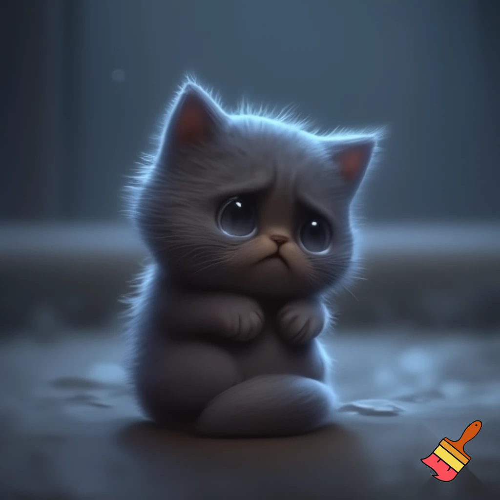 sad KITTYYYYY