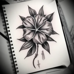 september birth flower tattoo