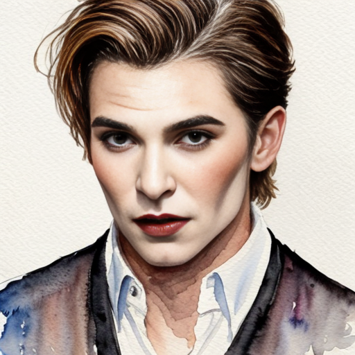 Vampire Prince with Brown Hair 