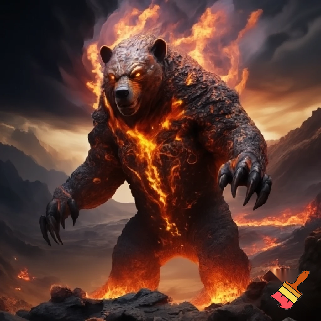Pokemon fire bear
