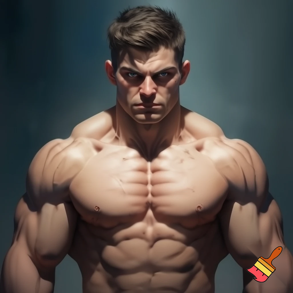 A mixed martial artist who has gone down two weight classes for a fight. His cheeks are sunken and his ribs are visible and his muscles stand out alarmingly. Nonetheless, he stands tall and steady. His eyes are watery blue, his hair is brown and his ears stick out. 