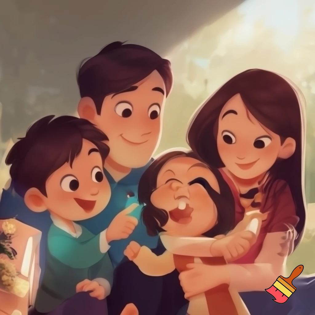 A family that has two children the boy is 10 years old and the girl is 7 years old