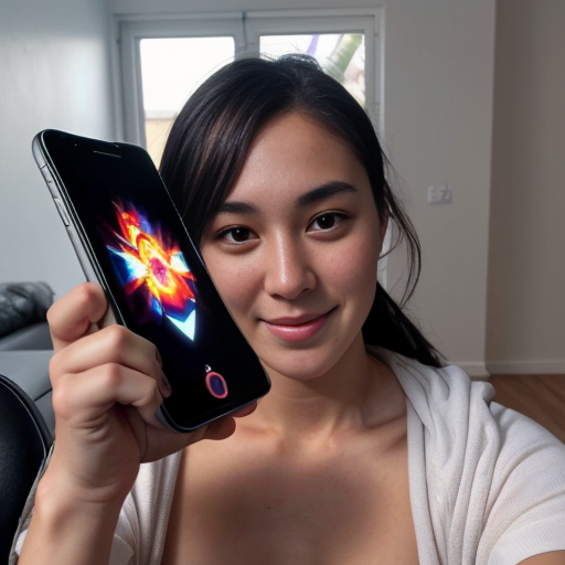 Goretzka play game on apple phone and Vanessa play game on apple phone at they chilling in the house 