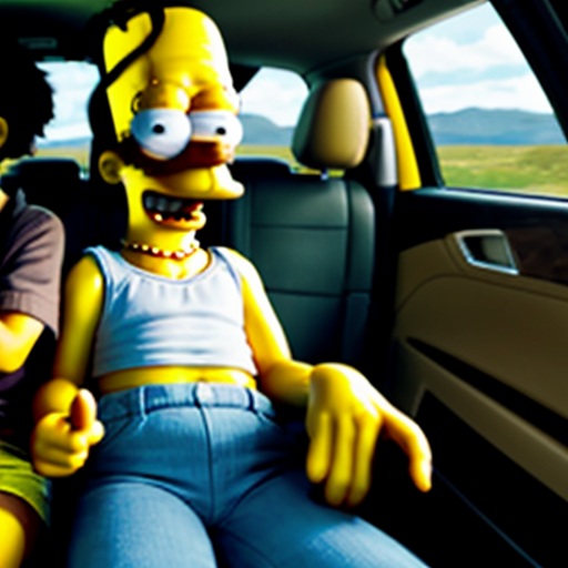 The simpson backseat car Lisa talk August 2022