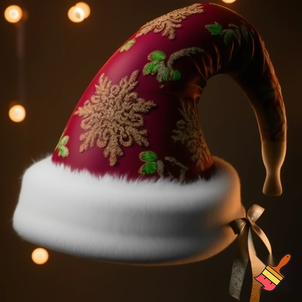 Christmas wizard hat Bendy hat
