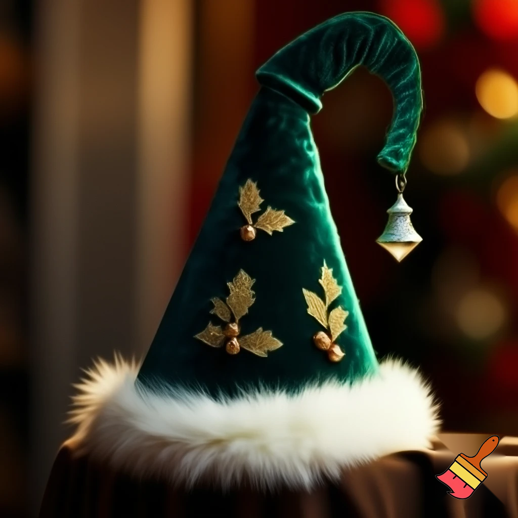 Christmas wizard hat