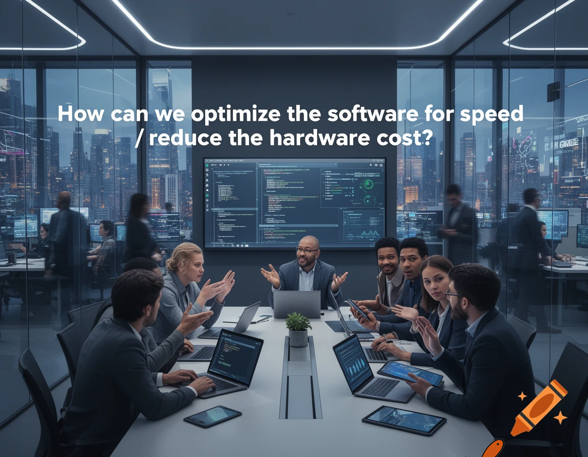 How can we optimize the software for speed / reduce the hardware cost?