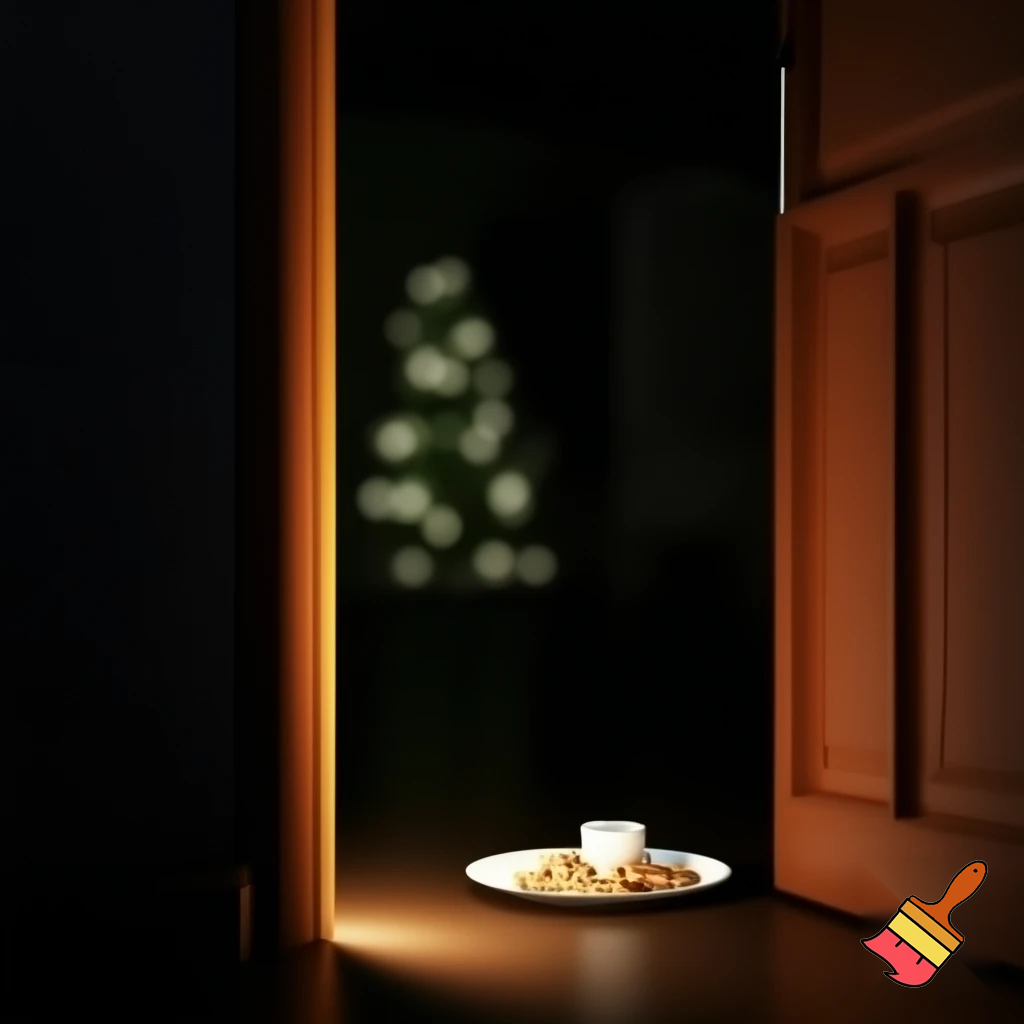 🚪 Santa Claus door Santa Claus Russia Santa Claus when you’re milk and cookies asleep asleep bedroom door only when you’re asleep a Christmas tree