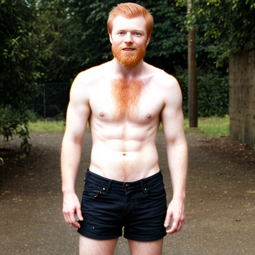ginger guy thats really short and turns red