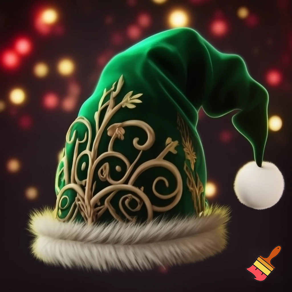 Elf hat Christmas elf hat velvet