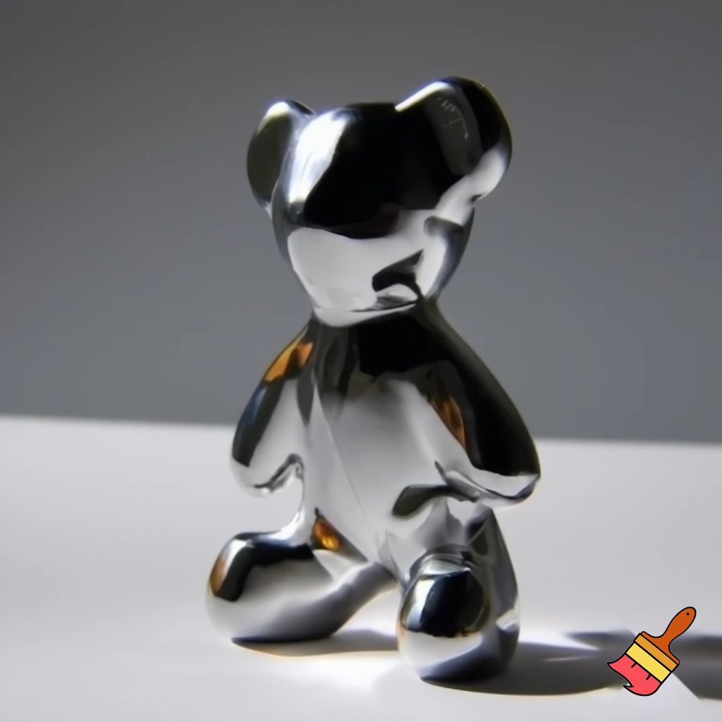 aluminum teddy bear
