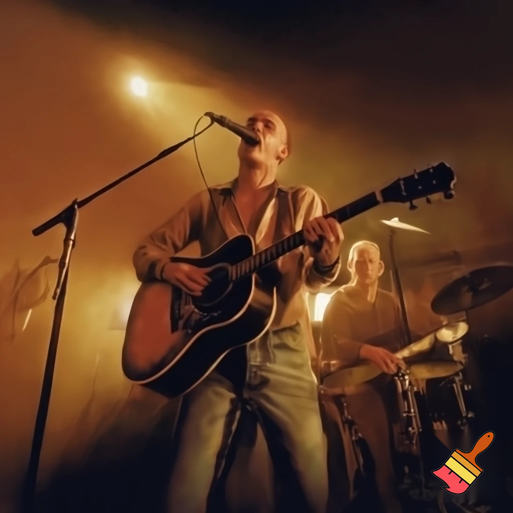 Sex Pistols playing MTV unplugged concert 