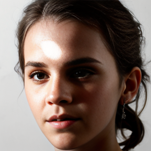 Emma Watson shot in the forehead