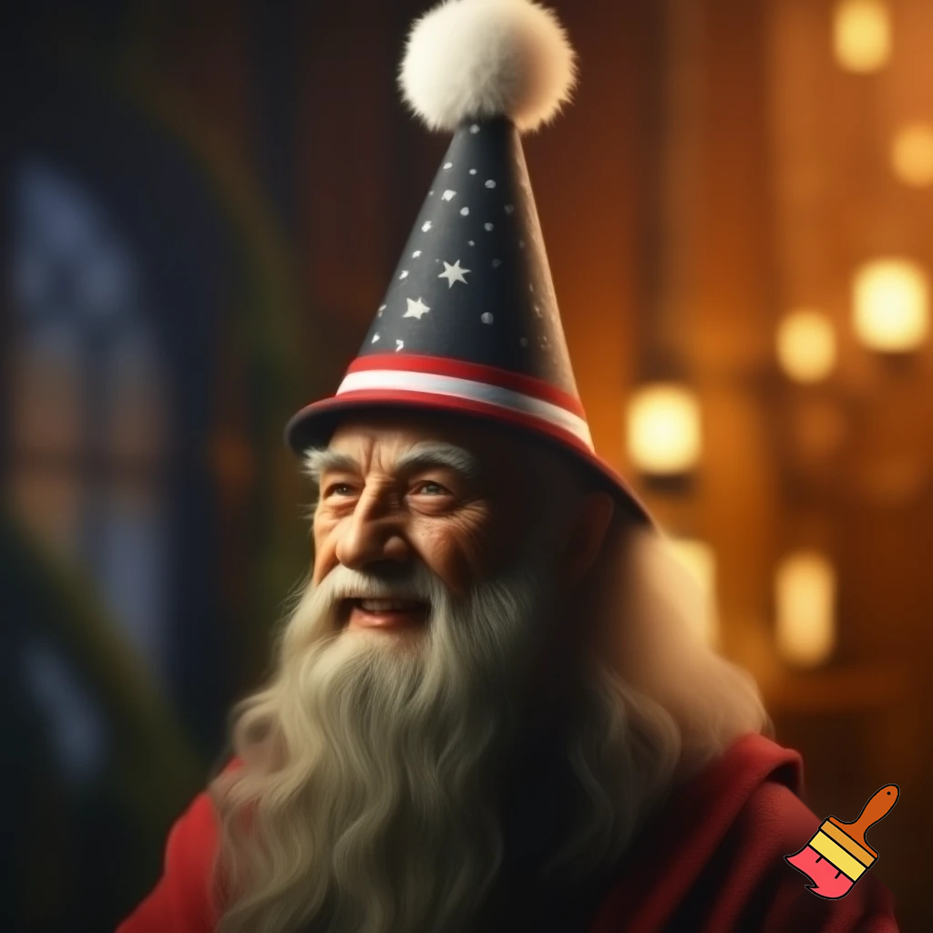 Christmas party hat wizard hat