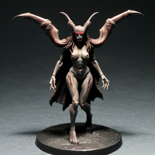 demonic figure unique
