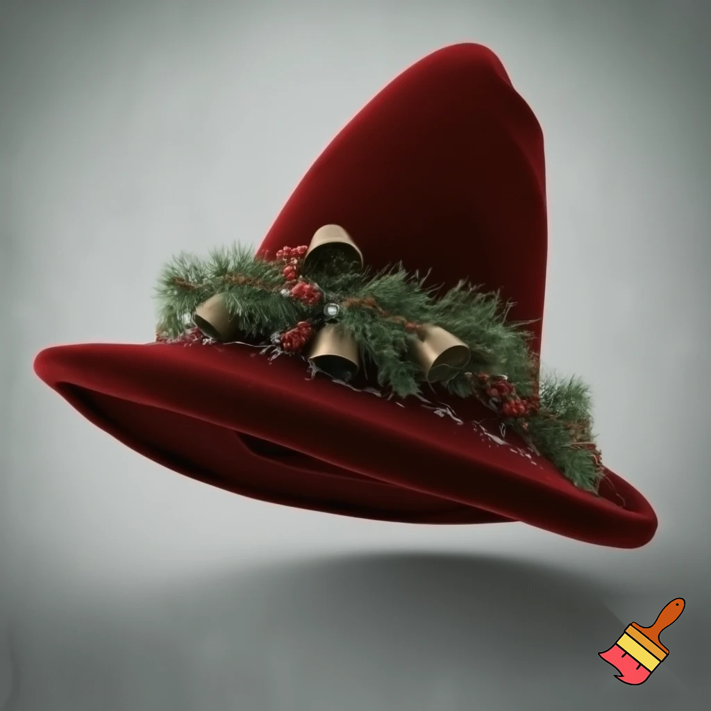 Christmas wizard hat
