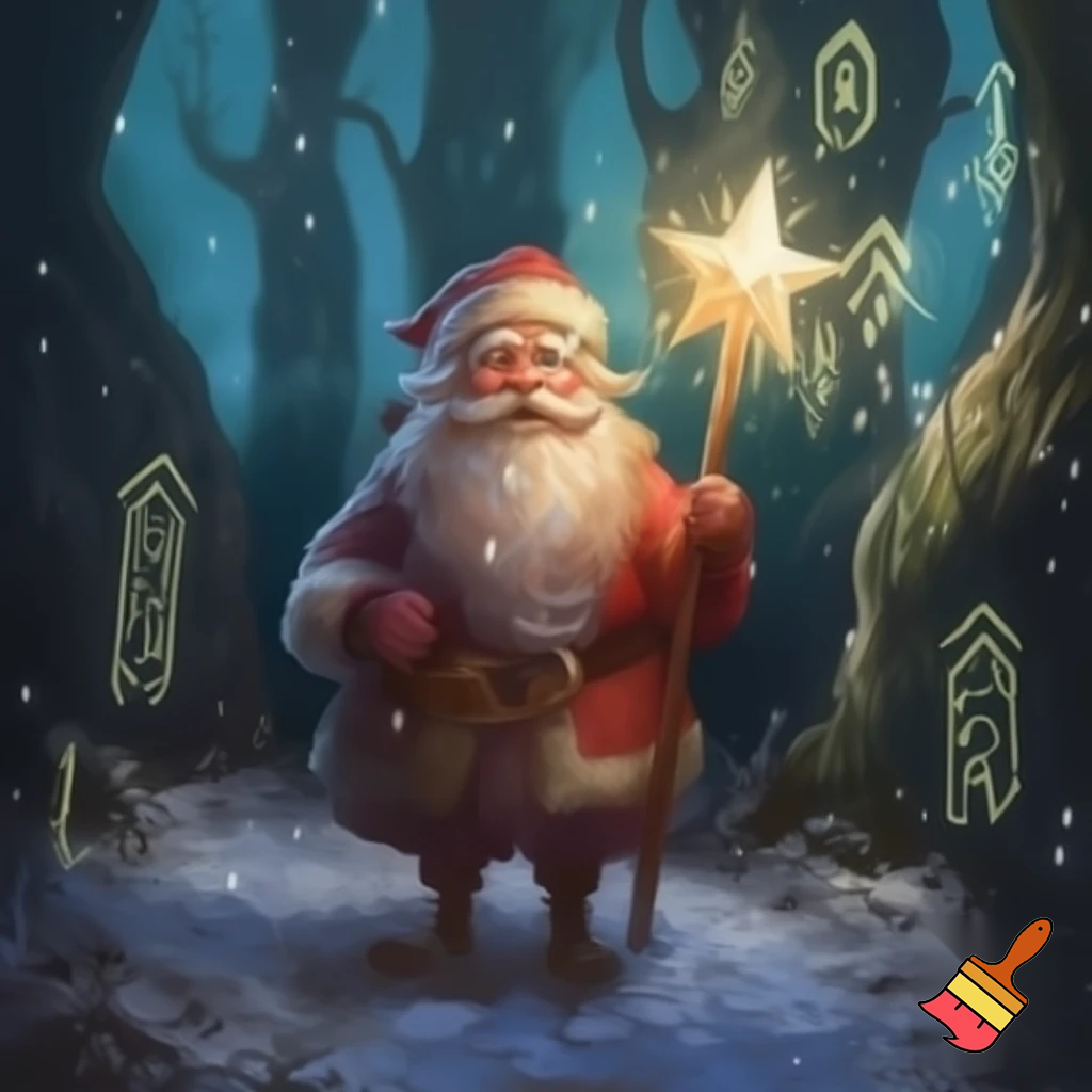 Richard Russia, Santa Claus with the walking stick star