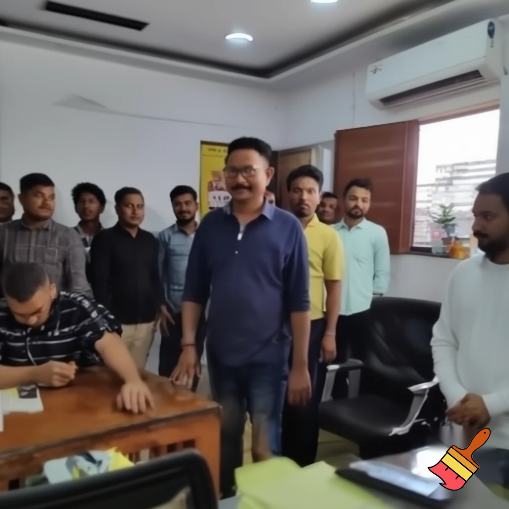 Principal office from left side no colour no person on reallife made with 12 year old