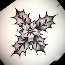 december birth flower tattoo